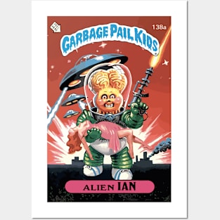 Garbage Pail Kids - Alien Ian Vector Posters and Art